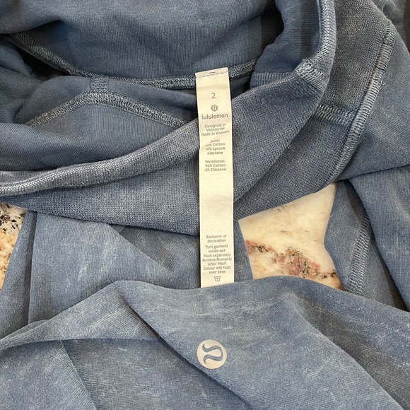 Lululemon nwot Size 2 Wunder Under High-Rise Tight Washed Moon Blue - Picture 6 of 16
